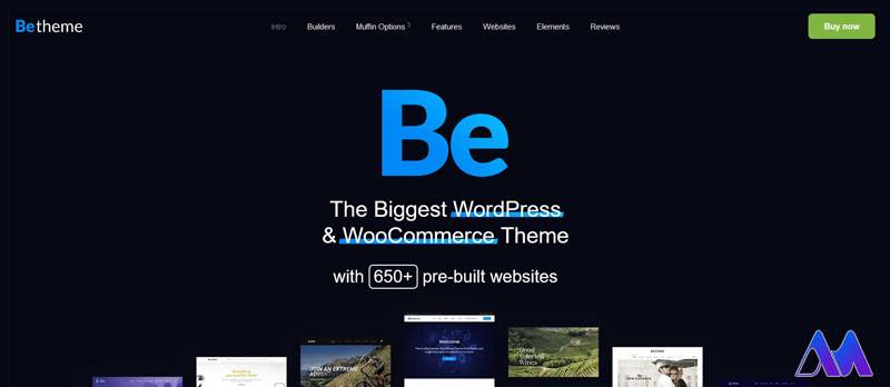 بهترین قالب سایت شخصی و رزومه ای قالب بی تم BeTheme
