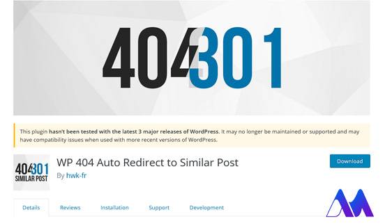 بهترین افزونه ریدایرکت وردپرسWP 404 Auto Redirect to Similar Post 