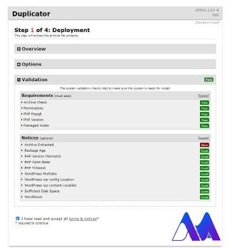 آپلود بسته Duplicator در هاست جدید- آموزش duplicator وردپرس