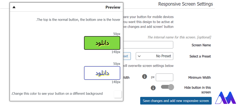 ایجاد دکمه در وردپرس با افزونه MaxButtons