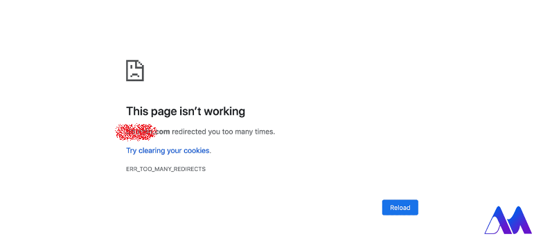 نحوه نمایش خطای Too many redirect چگونه است؟